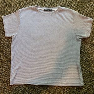 Striped fitted tee